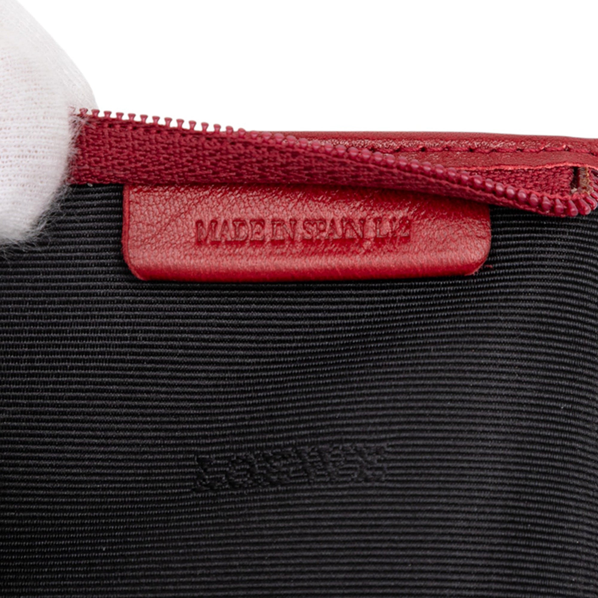 Leather Anagram Pouch