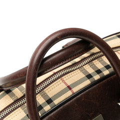 House Check Canvas Handbag
