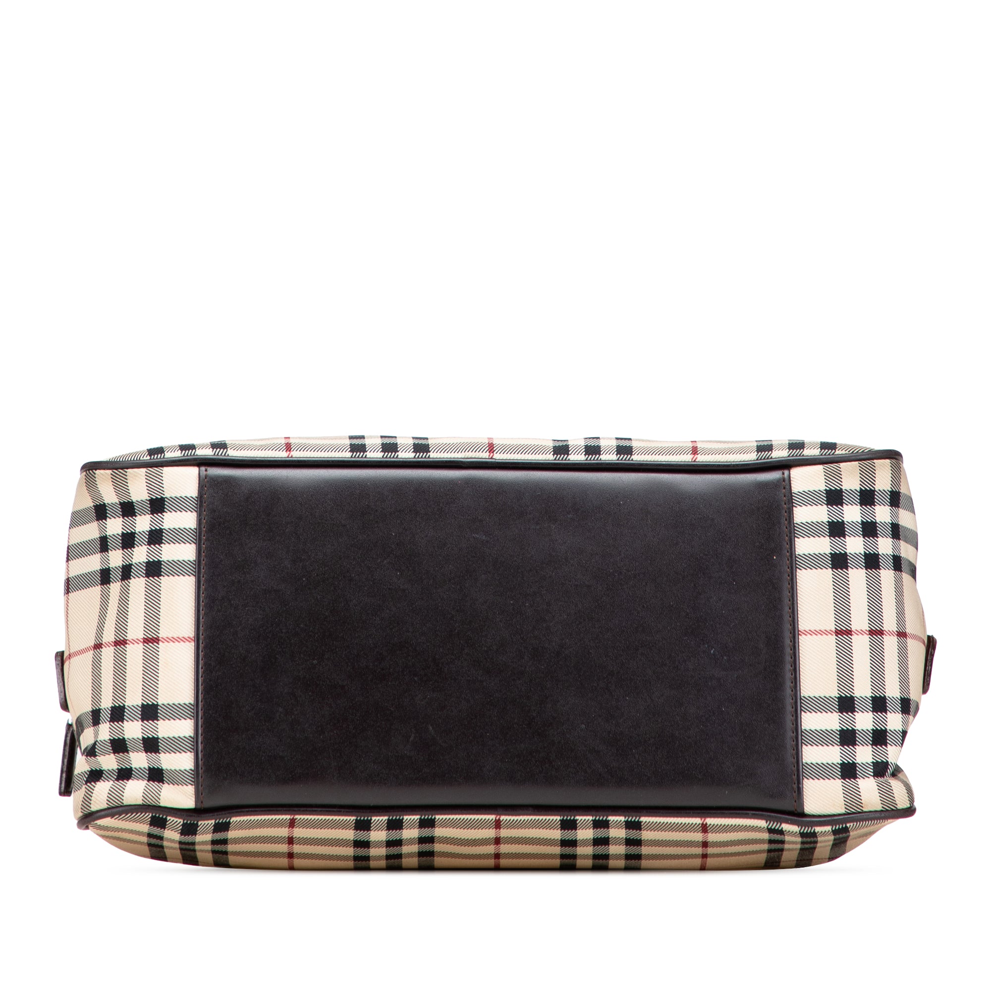 House Check Canvas Handbag