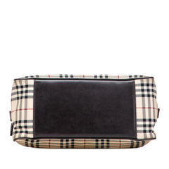 House Check Canvas Handbag