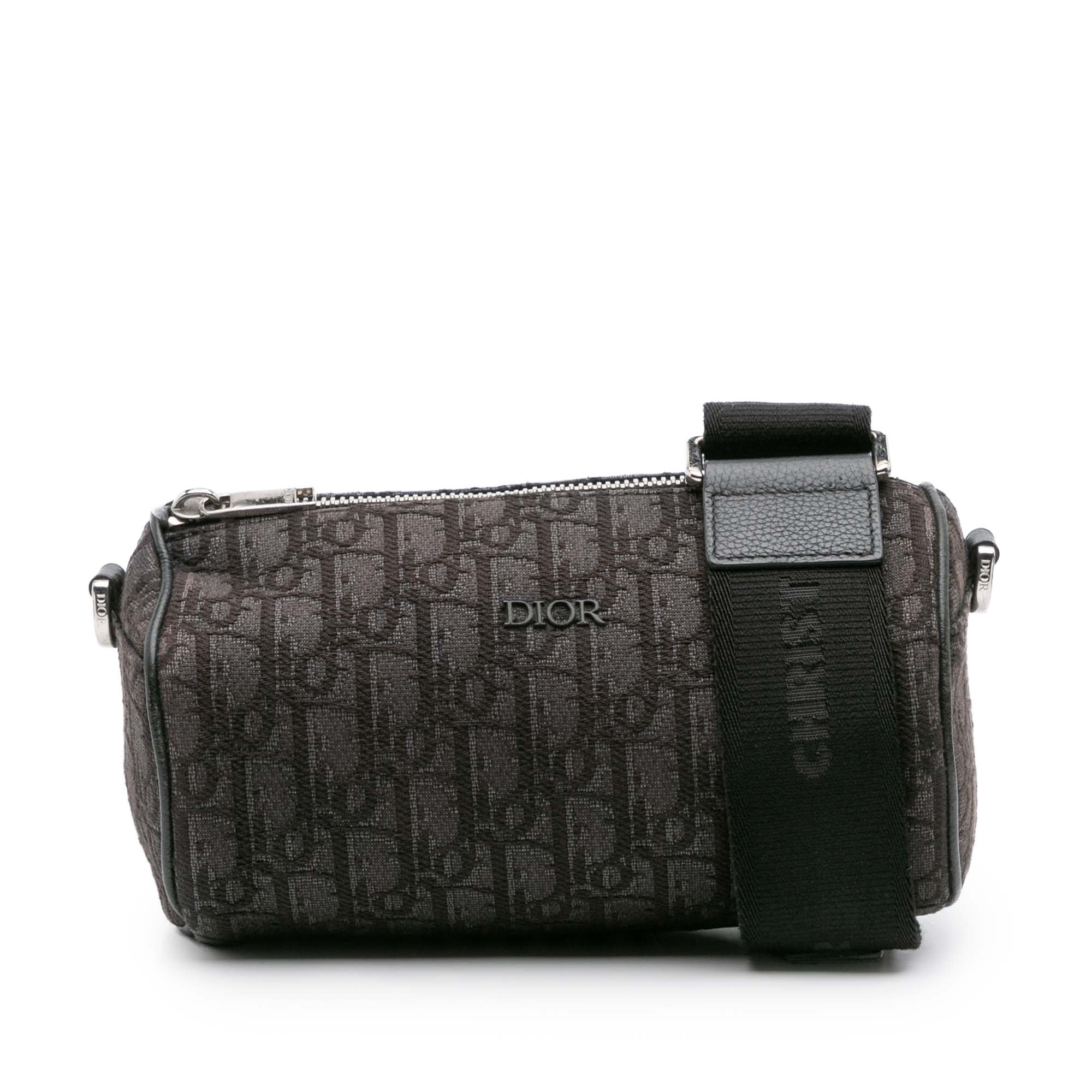 Oblique Canvas Roller Messenger Bag
