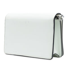 Mini Brushed Leather Chain Crossbody