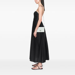 Mini Brushed Leather Chain Crossbody