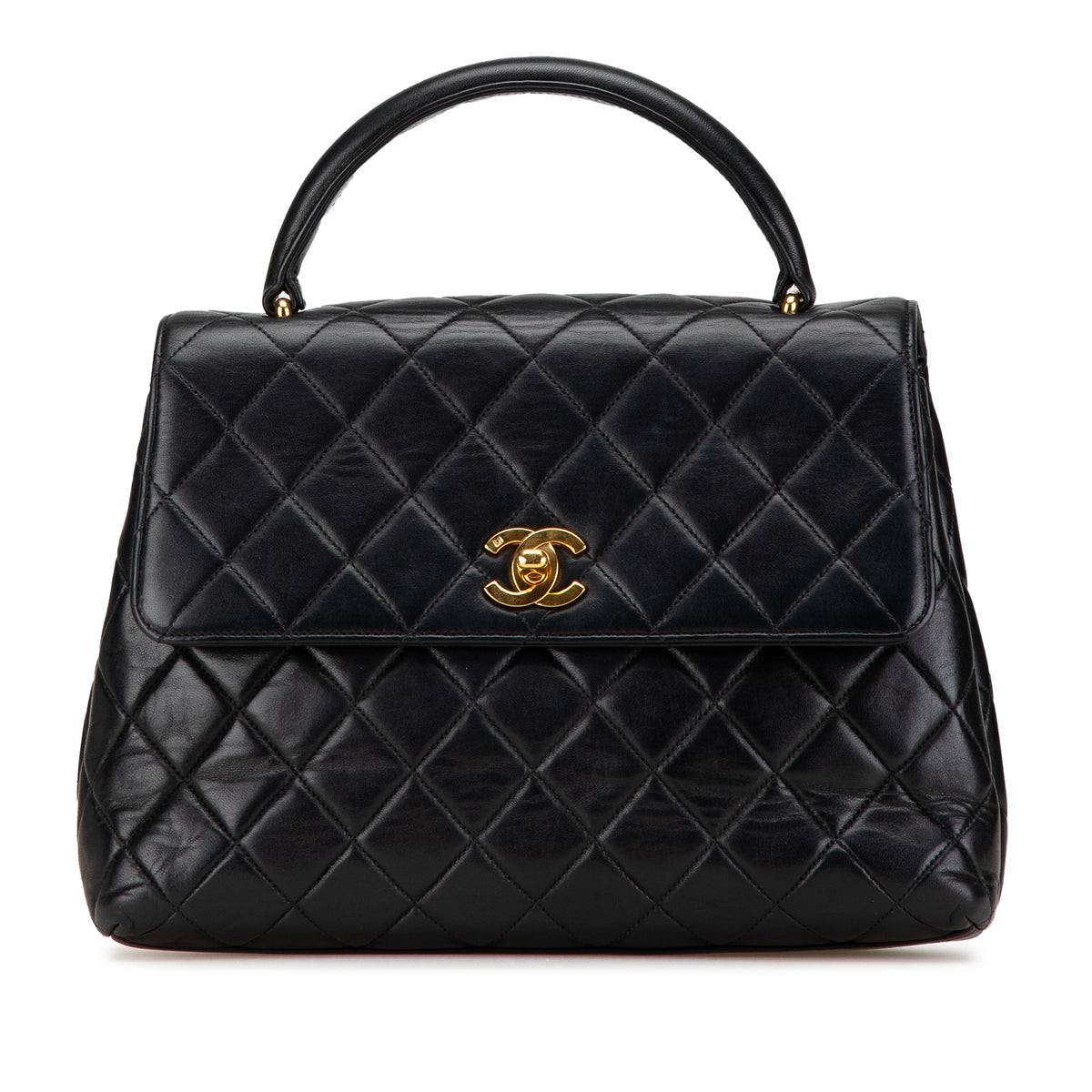 Medium Lambskin Kelly Top Handle Bag