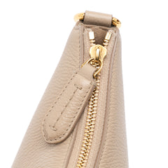 Leather Maxi Gancio Hobo