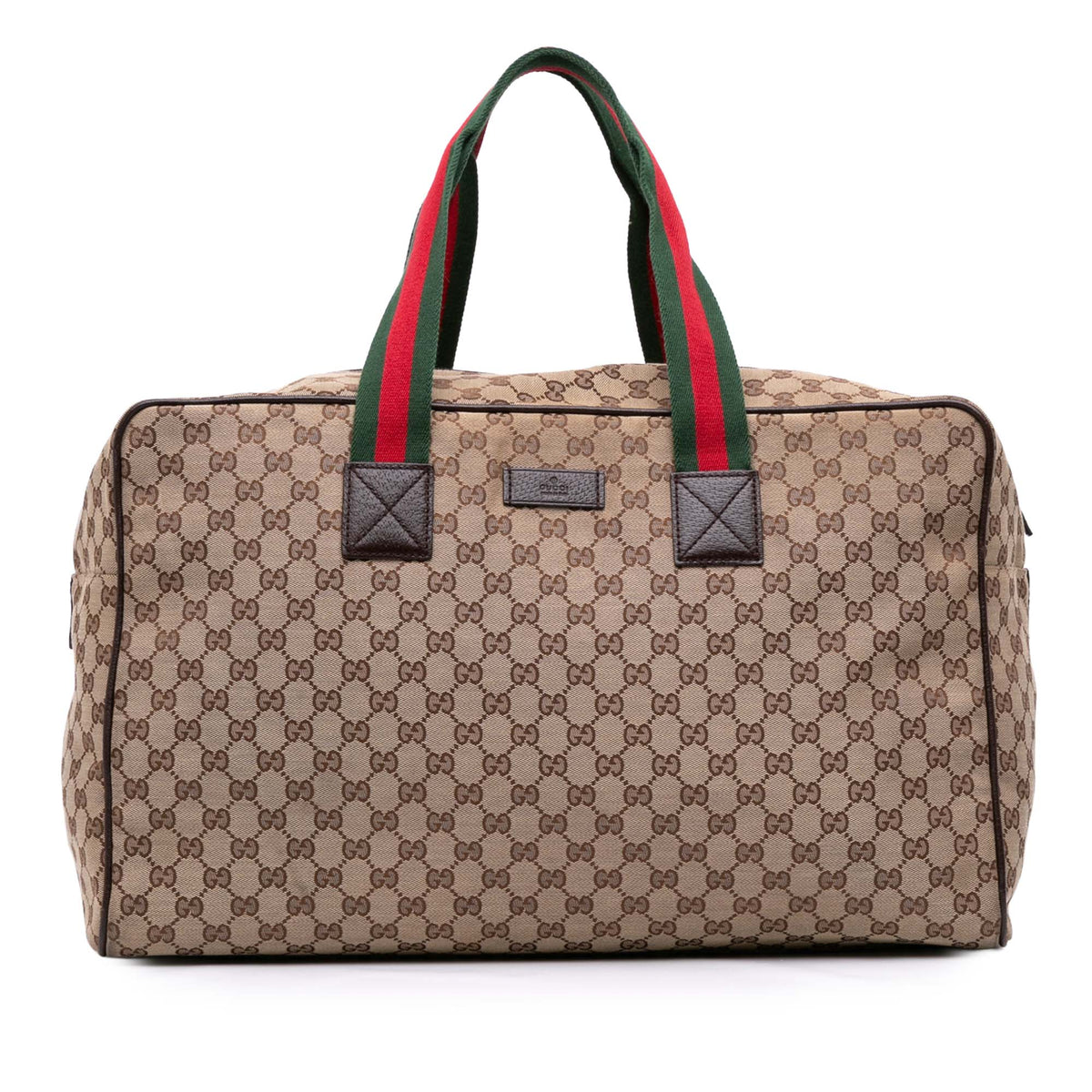 GG Canvas Web Travel Bag
