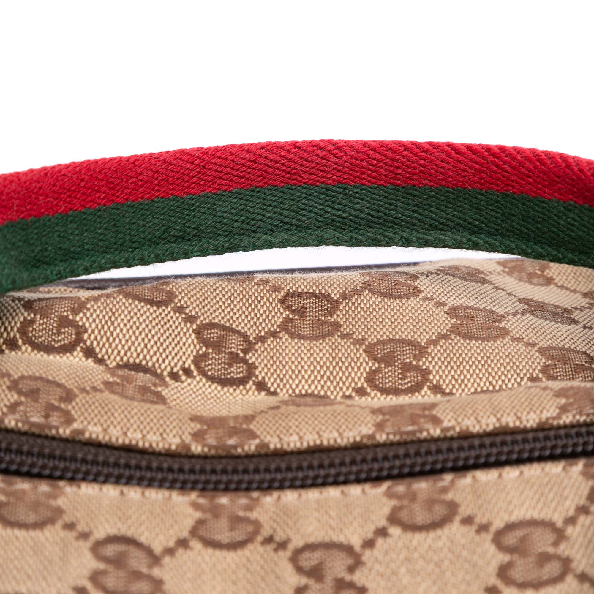 GG Canvas Web Travel Bag
