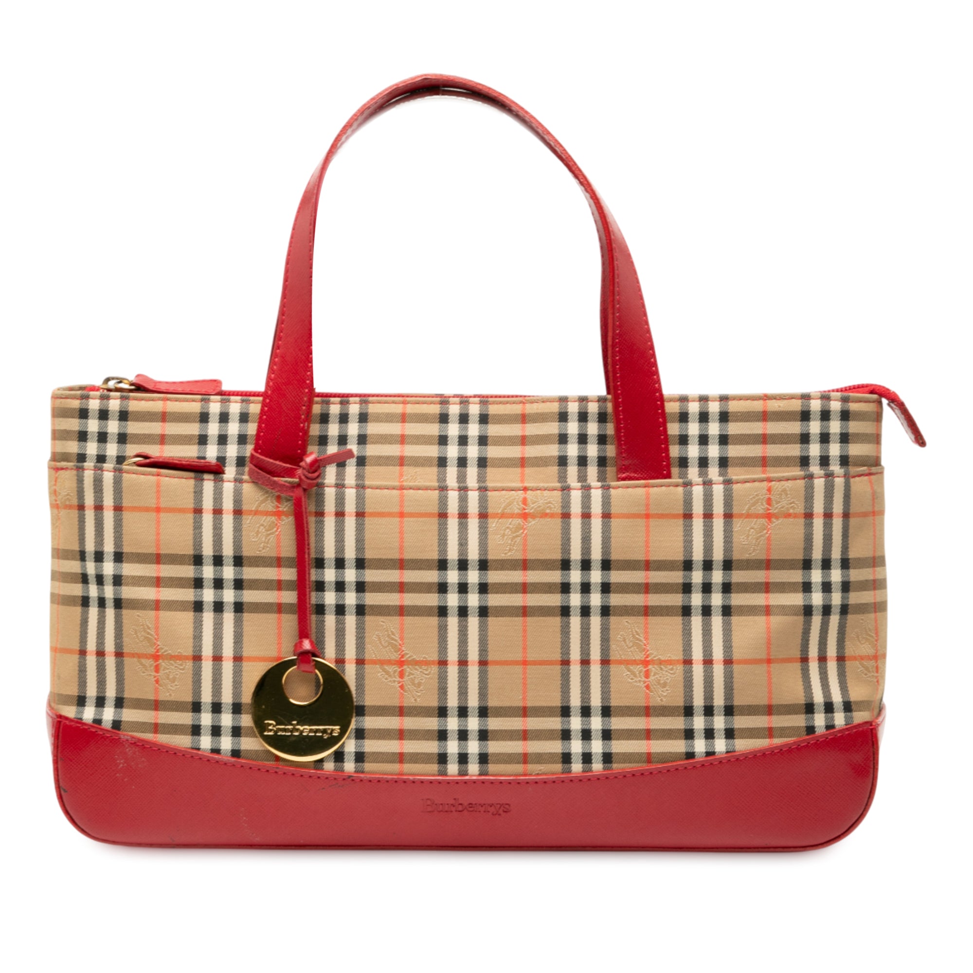 Haymarket Check Canvas Handbag