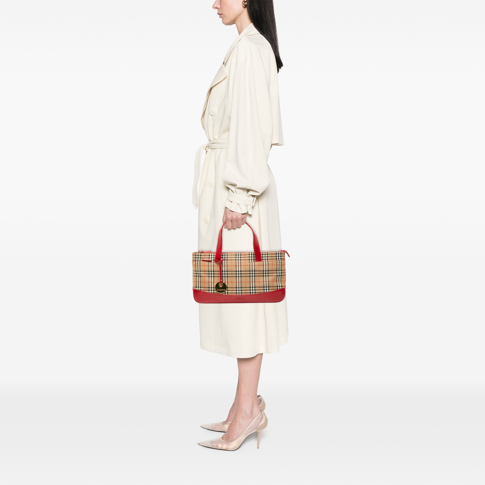Haymarket Check Canvas Handbag