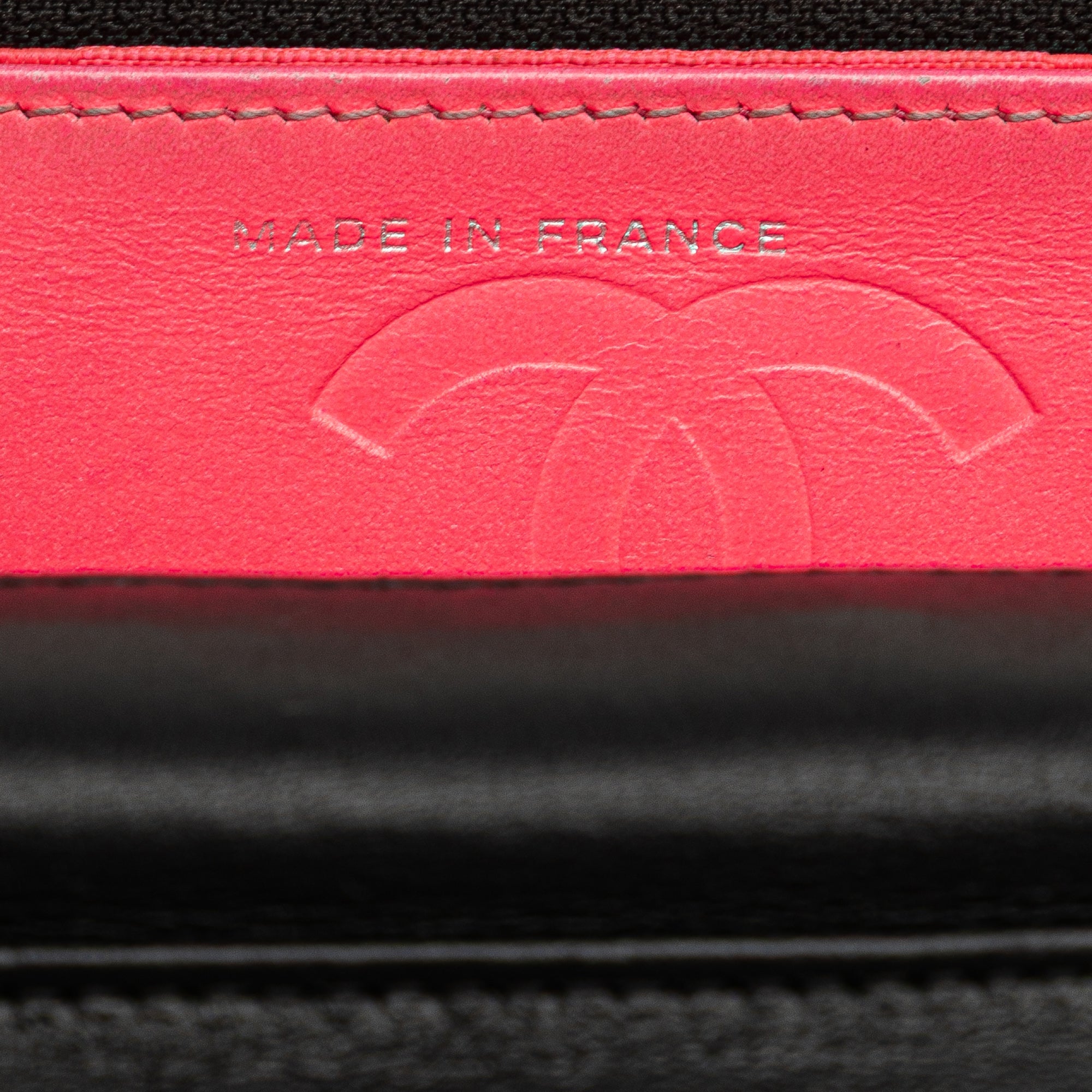 Lambskin Cambon Ligne Wallet On Chain
