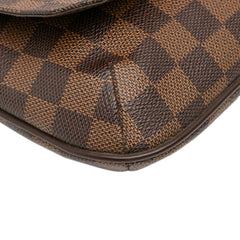 Damier Ebene Musette Salsa Long Strap