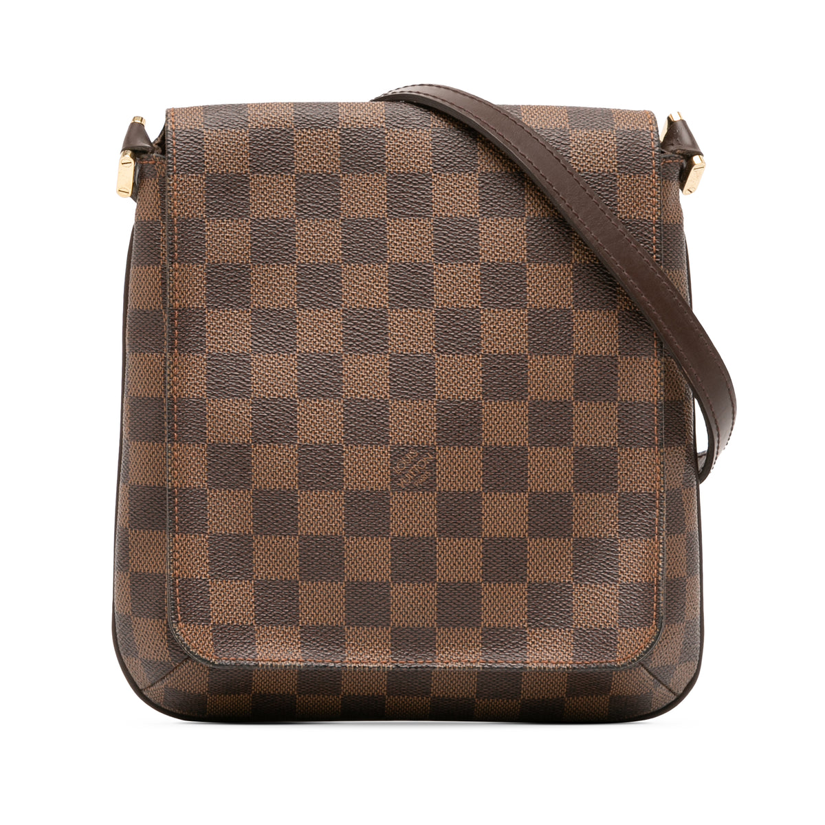 Damier Ebene Musette Salsa Long Strap