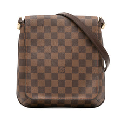 Damier Ebene Musette Salsa Long Strap