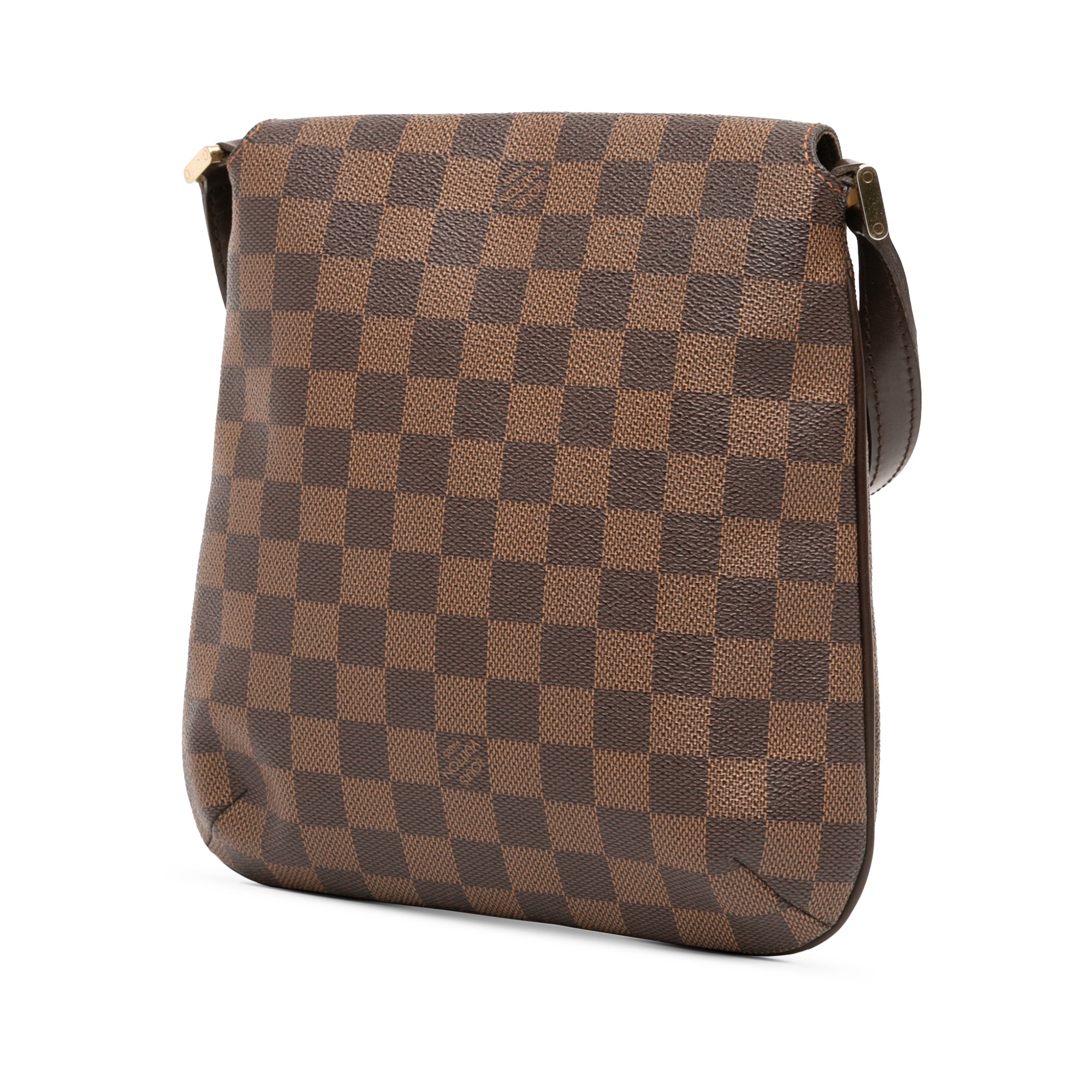 Damier Ebene Musette Salsa Long Strap