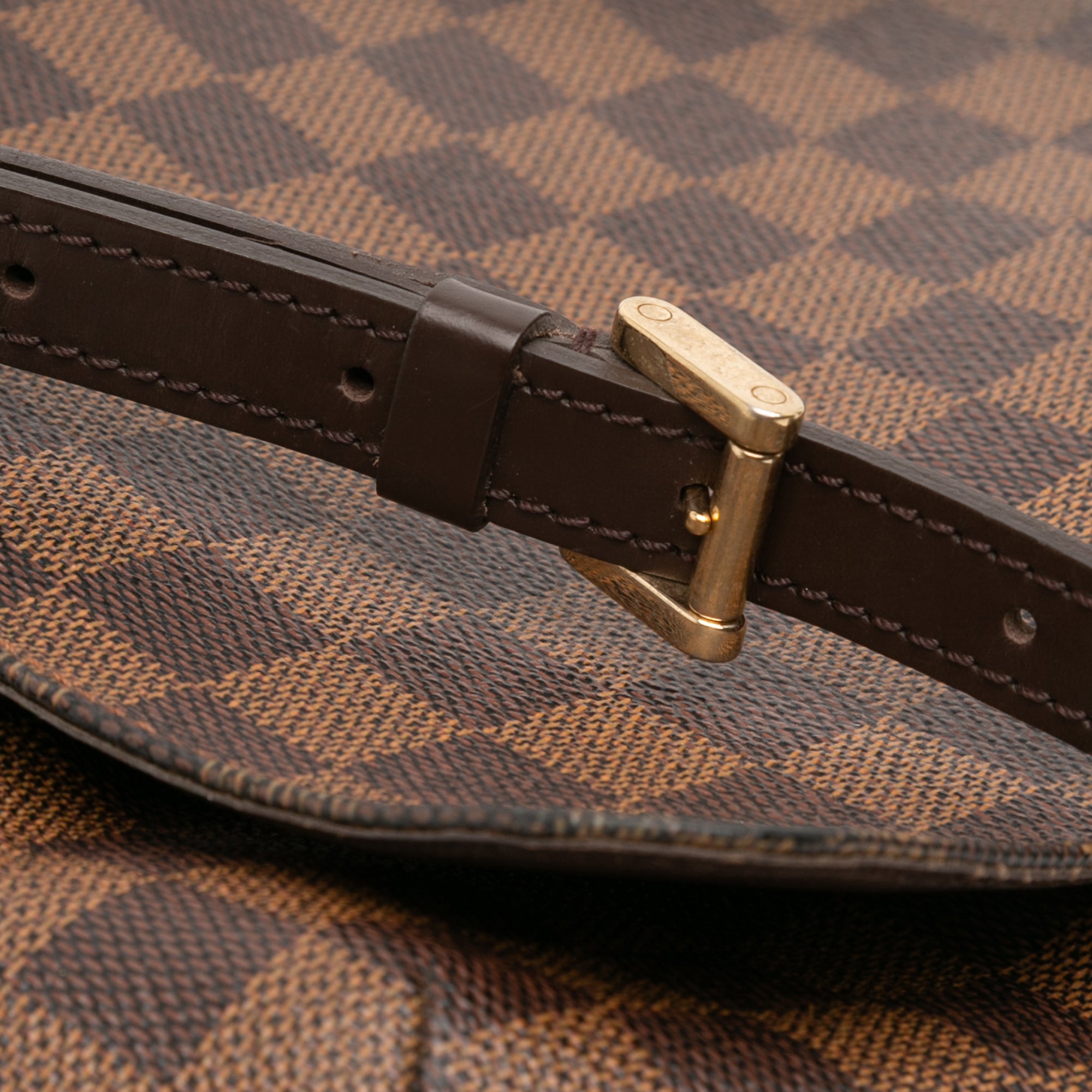Damier Ebene Musette Salsa Long Strap