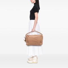 Medium Pebbled Calfskin Bella Shoulder Bag
