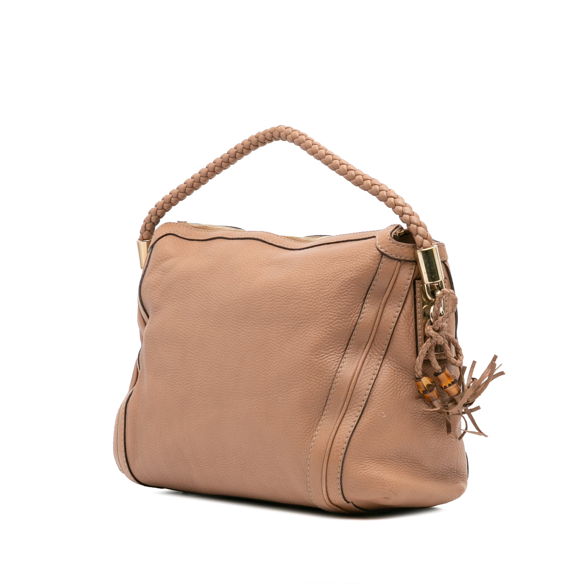 Medium Pebbled Calfskin Bella Shoulder Bag