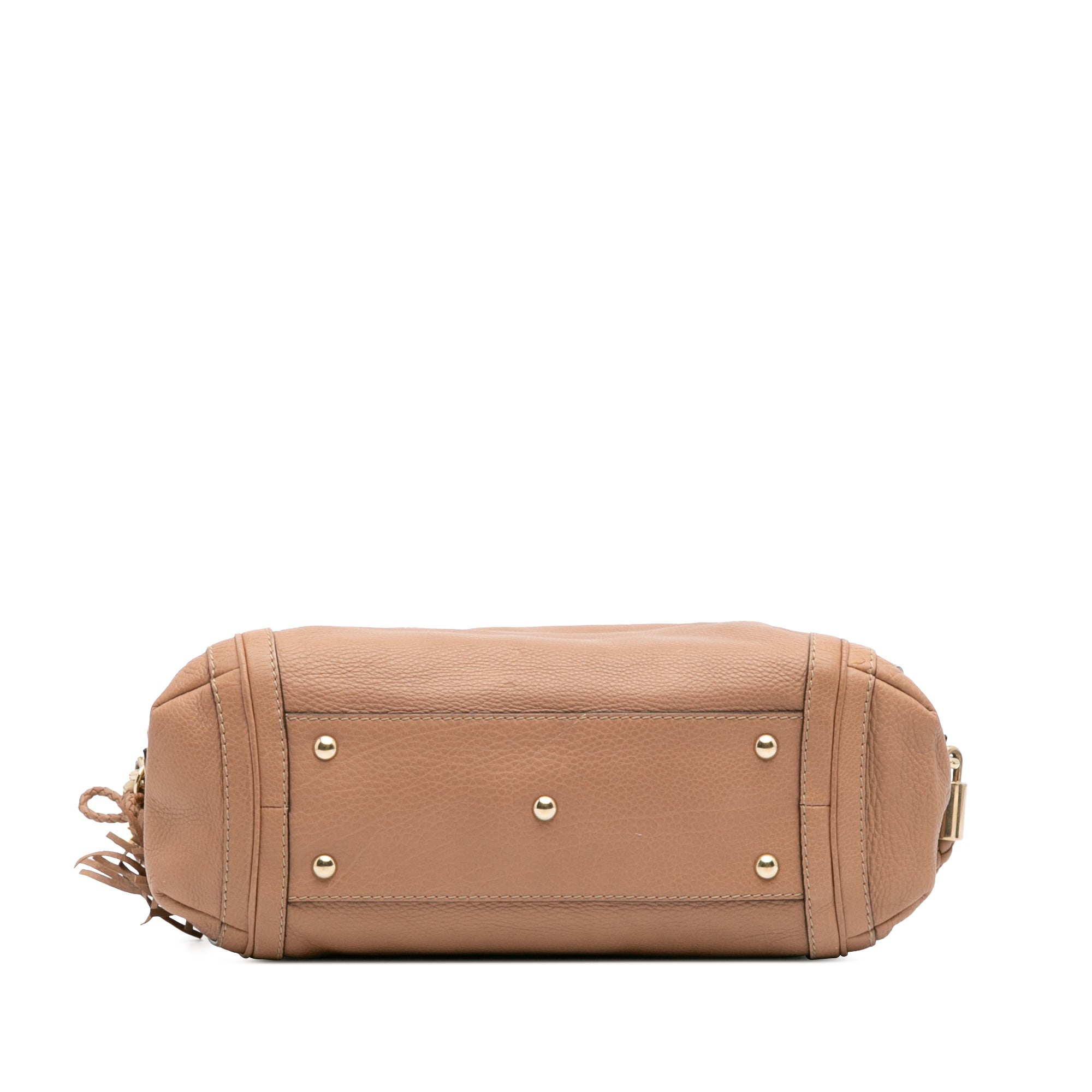 Medium Pebbled Calfskin Bella Shoulder Bag