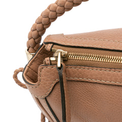 Medium Pebbled Calfskin Bella Shoulder Bag
