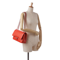 Jumbo Classic Lambskin Double Flap