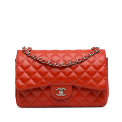 Jumbo Classic Lambskin Double Flap