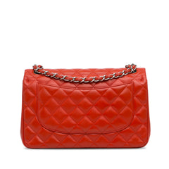Jumbo Classic Lambskin Double Flap