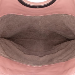 Nappa Intrecciato Turn Lock Clutch
