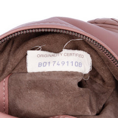 Nappa Intrecciato Turn Lock Clutch