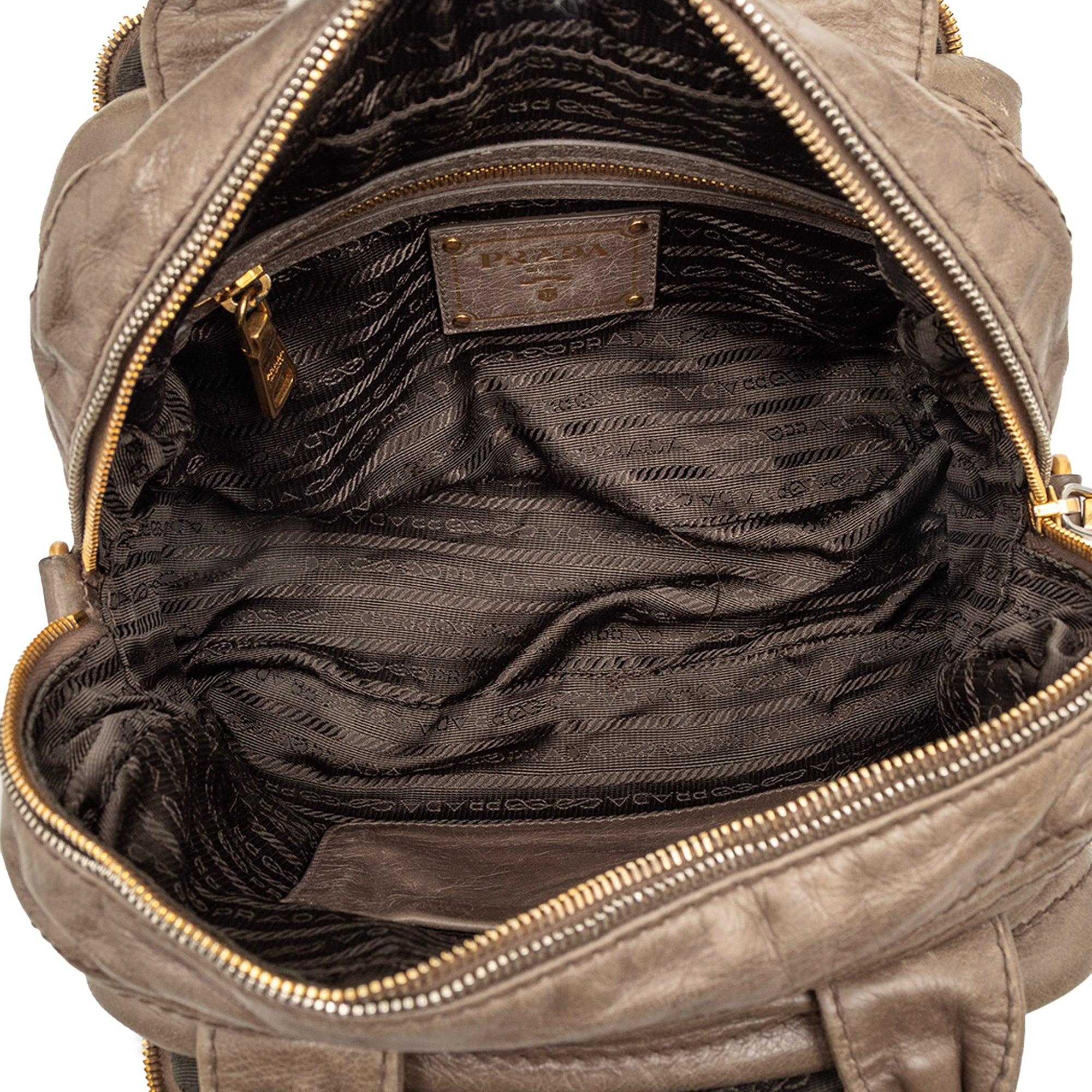 Vitello Shine Bauletto Satchel