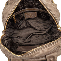 Vitello Shine Bauletto Satchel