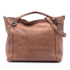 Medium Leather Miss GG Satchel