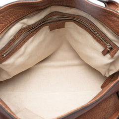 Medium Leather Miss GG Satchel