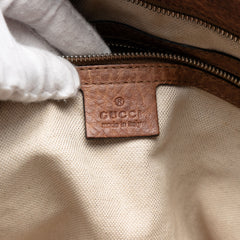 Medium Leather Miss GG Satchel