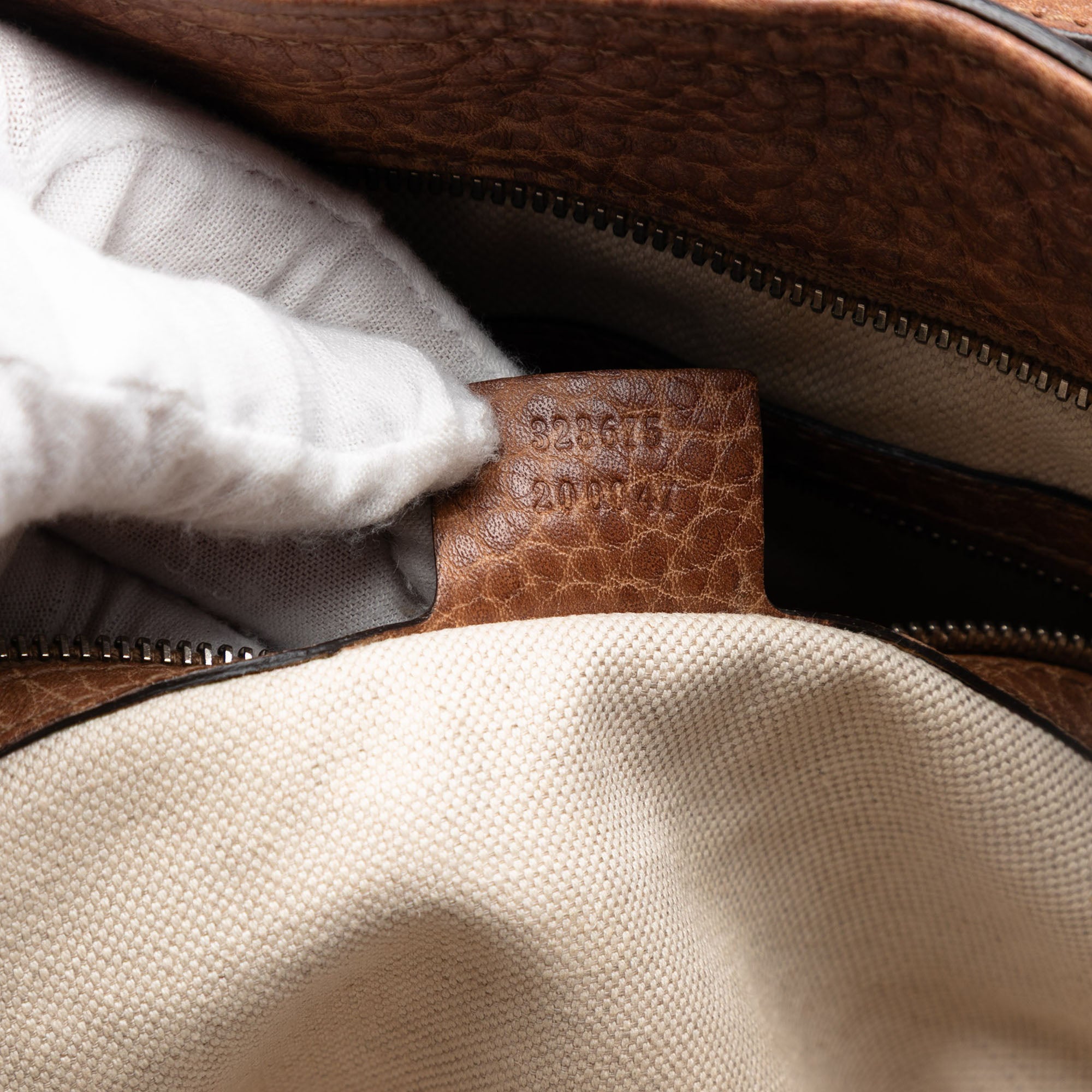 Medium Leather Miss GG Satchel