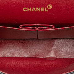 Medium Classic Lambskin Double Flap
