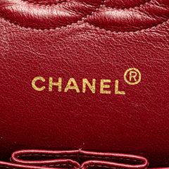 Medium Classic Lambskin Double Flap