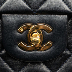 Medium Classic Lambskin Double Flap