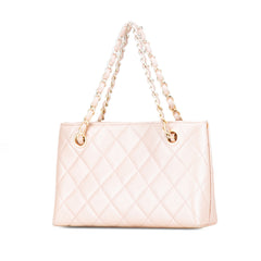 CC Quilted Irisdescent Lambskin Chain Handbag