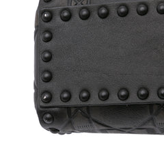 Mini Ultra Matte Calfskin Cannage Studded Flower Lady Dior