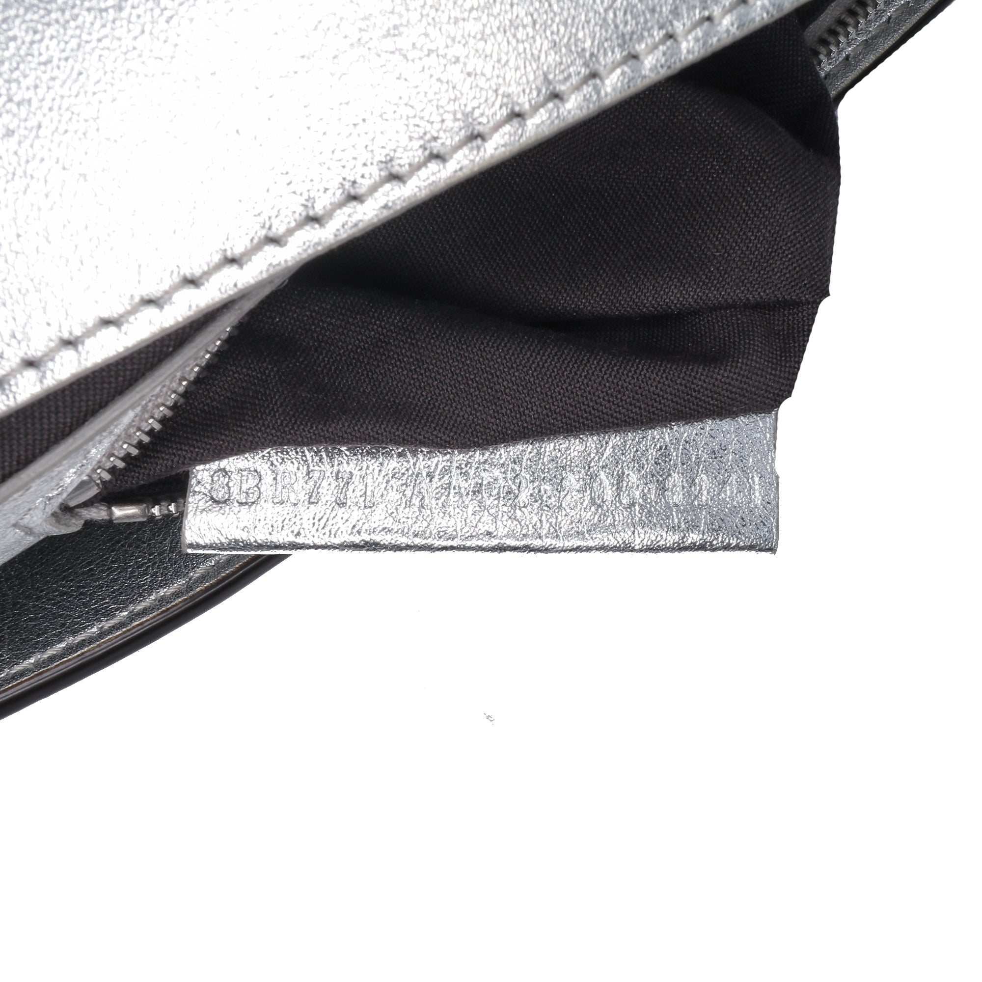 Large Zucca Embossed Baguette Satchel