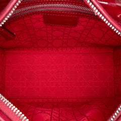 Medium Patent Cannage Lady Dior
