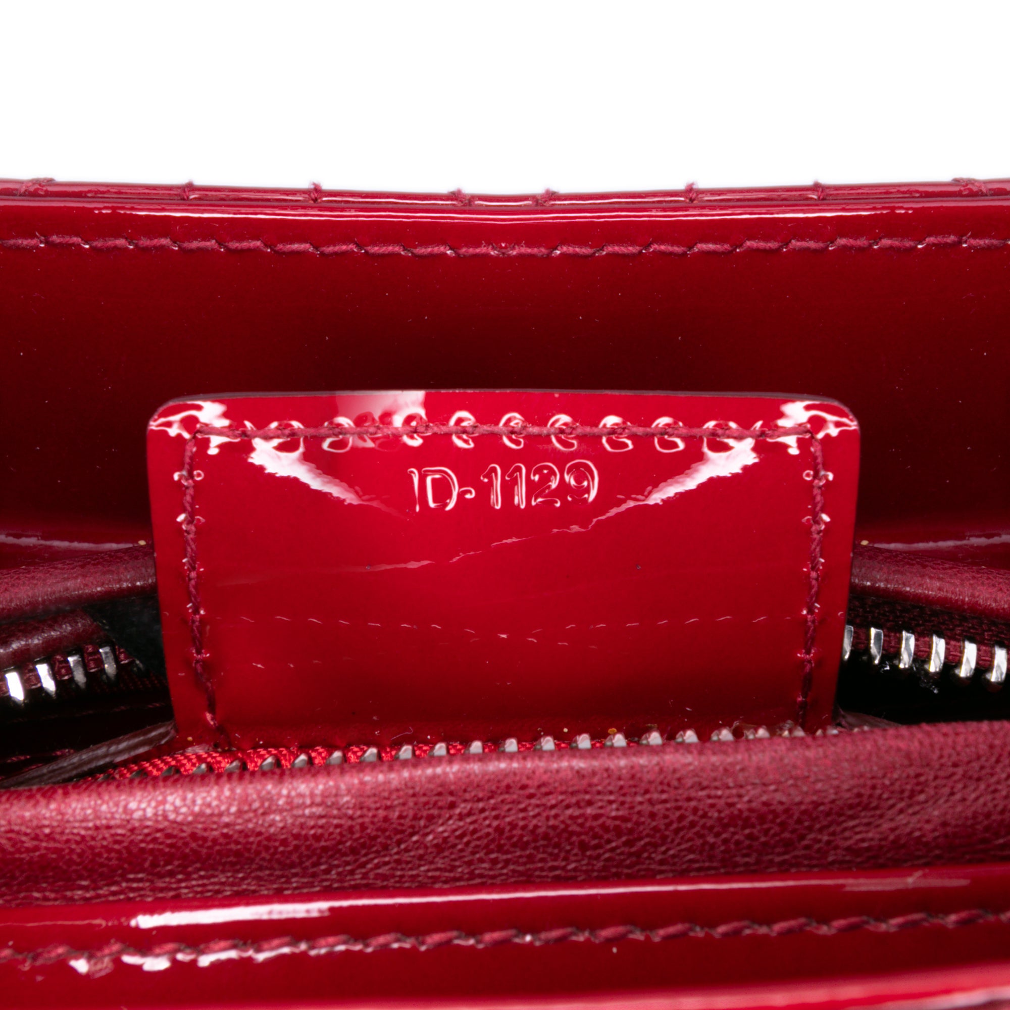 Medium Patent Cannage Lady Dior