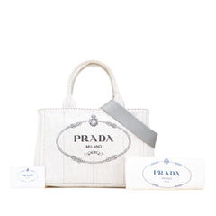 Small Denim Canapa Logo Satchel