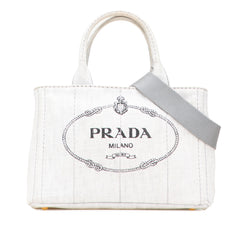 Small Denim Canapa Logo Satchel