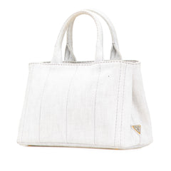 Small Denim Canapa Logo Satchel
