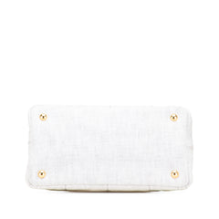 Small Denim Canapa Logo Satchel