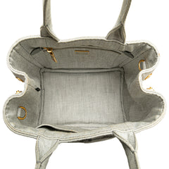 Small Denim Canapa Logo Satchel
