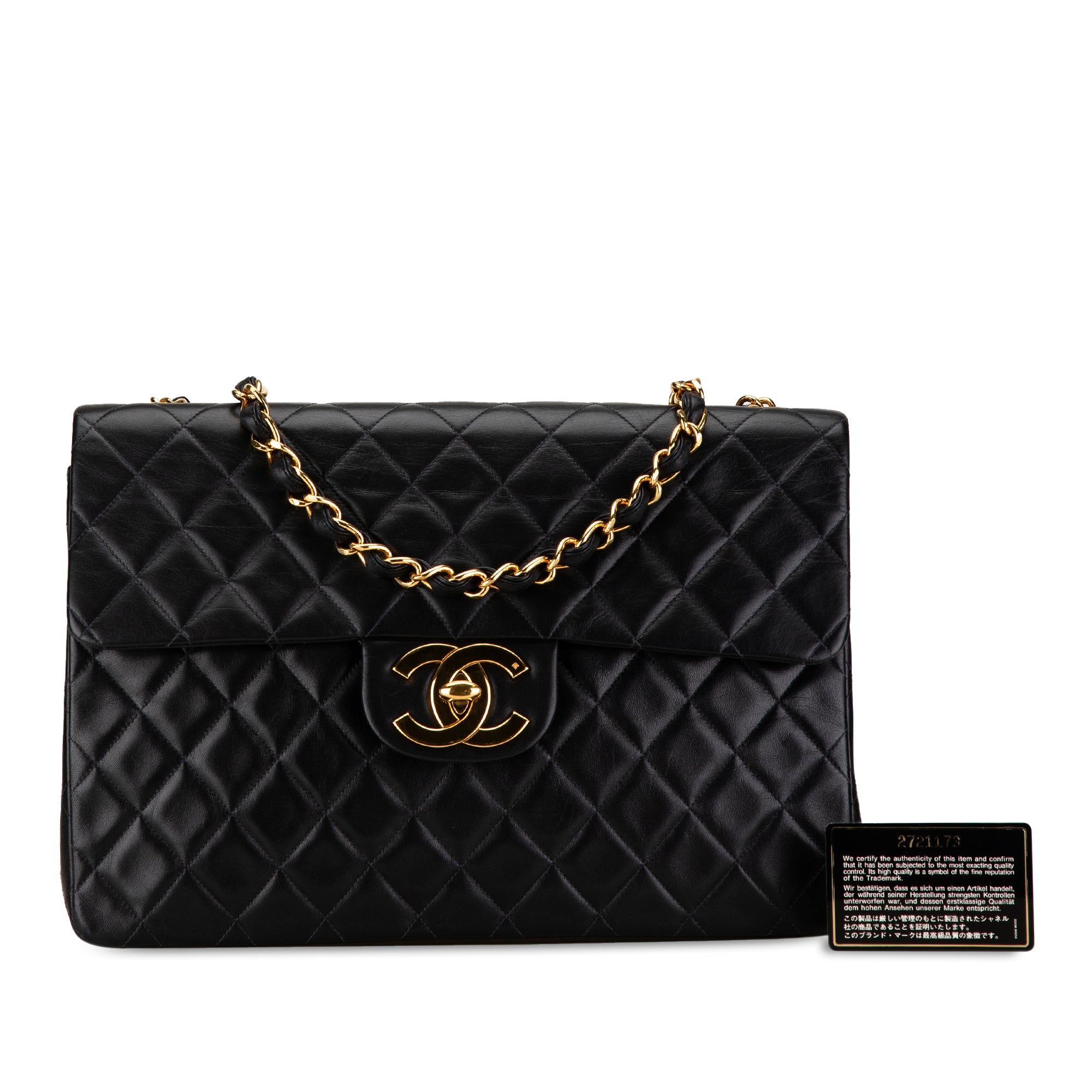 Maxi XL Classic Lambskin Single Flap