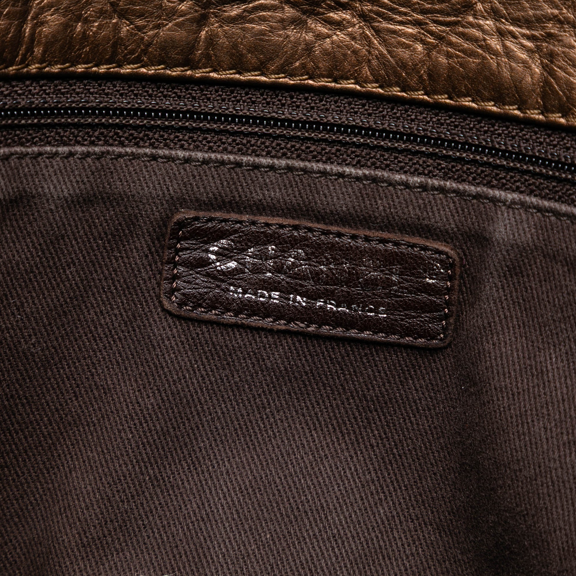 Distressed Calfskin Shopping In Moscow Tote