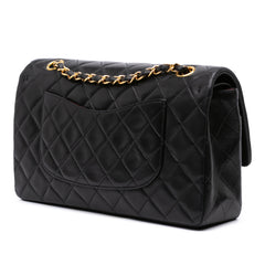 Medium Classic Lambskin Double Flap